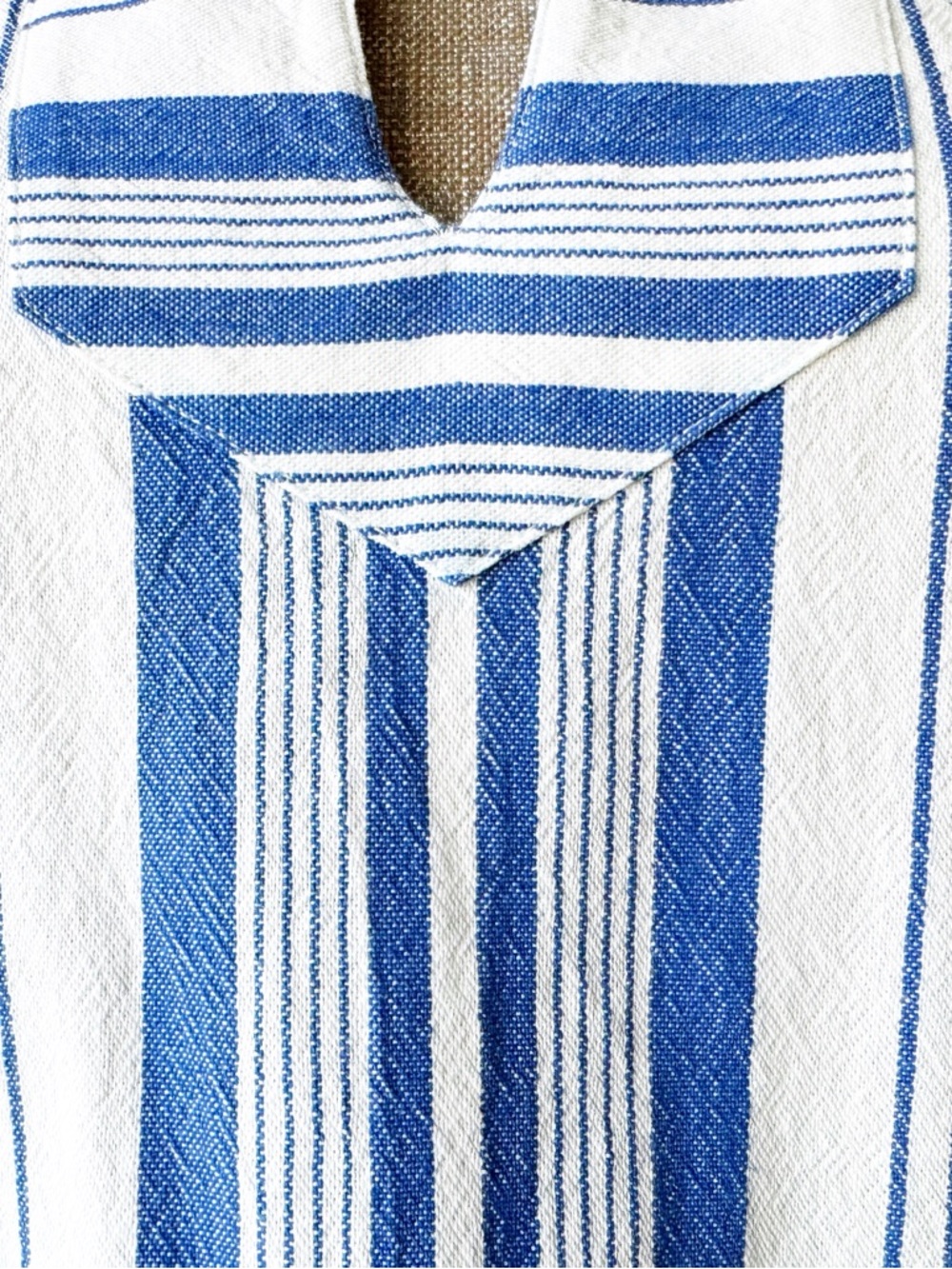 A.P.C. Beachy Blue and White Striped Long Sleeve Top - Picture 9 of 14